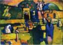 Wassily Wassiljewitsch Kandinsky, Arabischer Friedhof (Araber I, Friedhof)