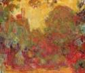 Claude Monet, Das Haus des Künstlers vom Rosengarten aus gesehen