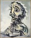 Pablo Picasso, Buste d'homme écrivant