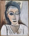 Pablo Picasso, Buste d'homme (étude pour Les demoiselles d'Avignon)
