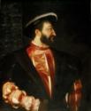 Tizian, Porträt von König Franz I. von Frankreich (1494-1547)