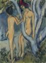 Ernst Ludwig Kirchner, Zwei Akte an einem Baum, Fehmarn