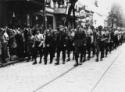 Propagandistisch inszenierter SA-Trauerzug mit NS-Prominenz in Berlin-Köpenick am 26. Juni 1933