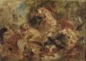 Eugène Delacroix, Die Löwenjagd