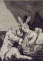 Francisco Goya, An welchem Übel wird er sterben? (Capricho Nr. 40)