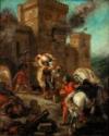 Eugène Delacroix, Die Entführung der Rebecca durch den Templer