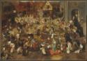 Bruegel, Der Kampf zwischen Karneval und Fasten.