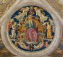 Perugino, Gottvater mit Engel (Aus der Stanza dell'incendio di Borgo)