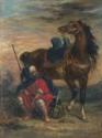 Eugène Delacroix, Arabischer Reiter