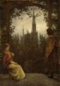 Caspar David Friedrich, Gartenlaube bei Greifswald