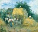 Camille Pissarro, Der Heuwagen, Montfoucault