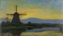 Piet Mondrian, Windmühle bei Nacht