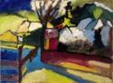 Wassily Wassiljewitsch Kandinsky, Herbstlandschaft mit Baum