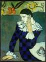 Pablo Picasso, Sitzender Harlekin