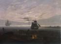 Caspar David Friedrich, Abend am Ostseestrand