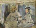 Édouard Manet, Der Maler Monet in seinem Atelier