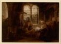 Rembrandt van Rhijn, Christus im Hause von Martha und Maria