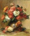 Pierre Auguste Renoir, Stilleben mit Dahlien