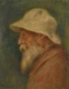 Pierre Auguste Renoir, Selbstbildnis mit weißem Hut