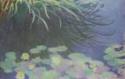 Claude Monet, Nymphéas avec reflets de hautes herbes