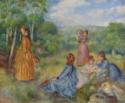 Pierre Auguste Renoir, Junge Damen spielen Badminton