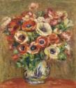 Pierre Auguste Renoir, Anemonen in einer Vase