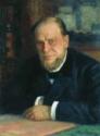 Ilja Jefimowitsch Repin, Porträt des Anwalts und Authors Anatoli Fjodorowitsch Koni (1844-1927)