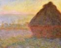 Claude Monet, Getreideschober (Sonnenuntergang)