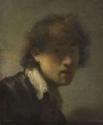 Rembrandt van Rhijn, Jugendliches Selbstbildnis