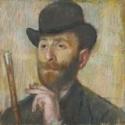 Edgar Degas, Porträt von Maler Zakar Zakarian (1849-1923)