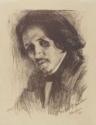 Léon Bakst, Porträt von Maler Filipp Andrejewitsch Maljawin (1869-1940)