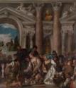 Paolo Veronese, Die Königin von Saba überreicht Geschenke dem König Salomon (Detail)