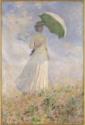 Claude Monet, Frau mit Sonnenschirm (Essai de figure en plein air (vers la droite)