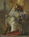 Giambattista Tiepolo, Die Vision des Heiligen Papstes Clemens von der Dreifaltigkeit