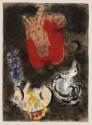 Marc Chagall, Chagall, Marc (1887-1985), The Story of the Exodus, Farblithographie, Moderne, 1966, Russland, Privatsammlung,  VG-Bild-Kunst Bonn.