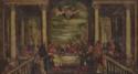 Paolo Veronese, Veronese, Paolo (1528-1588), Das Gastmahl des Heiligen Gregor des Großen, Öl auf Leinwand, Renaissance, Italien, Venezianische Schule, Privatsammlung, .
