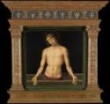Perugino, Perugino (um 1450-1523), Pala dei Decemviri: Der leidende Christus, Öl auf Holz, Renaissance, 1495-1496, Italien, Schule von Perugia, Musei Vaticani in Viale Vaticano, Rome, .