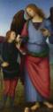Perugino, Der Erzengel Raphael und Tobias (Aus dem Altartriptychon der Certosa von Pavia)