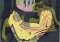 Ernst Ludwig Kirchner, Akte im Wald, kleine Fassung