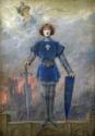 Louise Abbéma, Jeanne d'Arc sauvant la France (Portrait de Sarah Bernhardt)