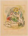Marc Chagall, Ma belle aura de moi demain une colombe, qui je prendrai au gîte sure le genévrier