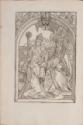 Albrecht Dürer, Hrotsvit von Gandersheim überreicht Kaiser Otto dem Großen ihre Gesta Oddonis