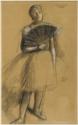 Edgar Degas, Mädchen mit Fächer
