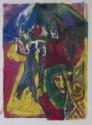Ernst Ludwig Kirchner, Kokotte auf der Strasse. Berliner Strassenszene