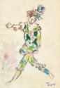 Marc Chagall, Kostümentwurf zum Ballett Daphnis et Chloé von M. Ravel