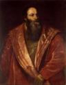 Tizian, Porträt von Pietro Aretino