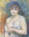 Pierre Auguste Renoir, Femme demi-nue (Bildnis der Schauspielerin Jeanne Samary)