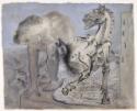 Pablo Picasso, Faune, cheval et oiseau (Faun, Pferd und Vogel)
