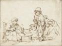 Rembrandt van Rhijn, Die Pfannkuchenbäckerin