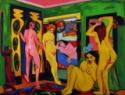 Ernst Ludwig Kirchner, Badende im Raum